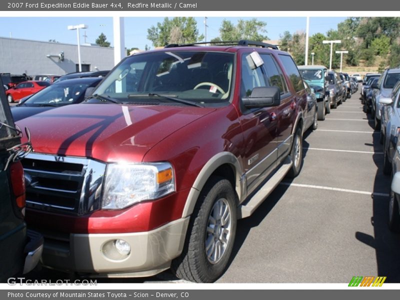 Redfire Metallic / Camel 2007 Ford Expedition Eddie Bauer 4x4