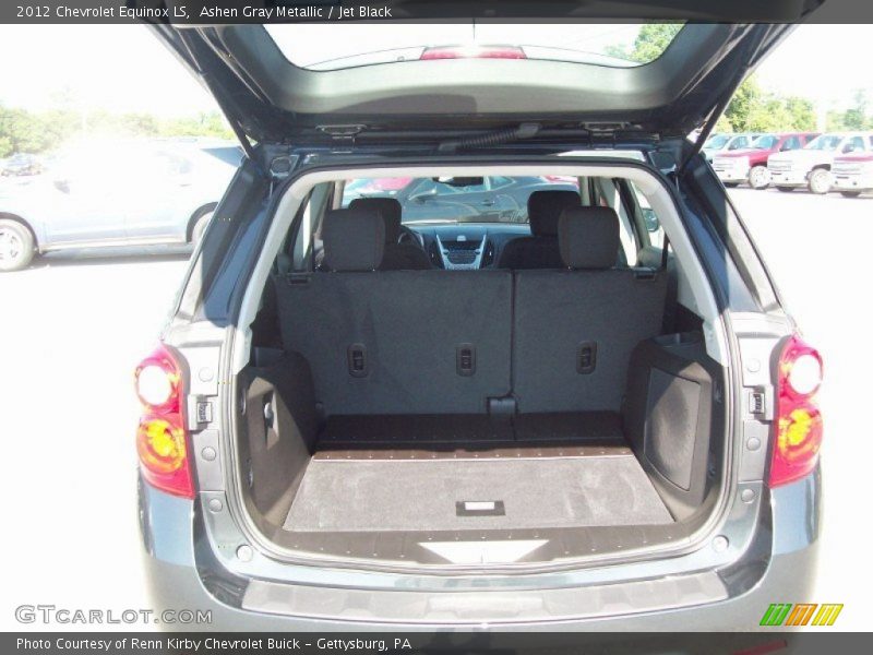 Ashen Gray Metallic / Jet Black 2012 Chevrolet Equinox LS