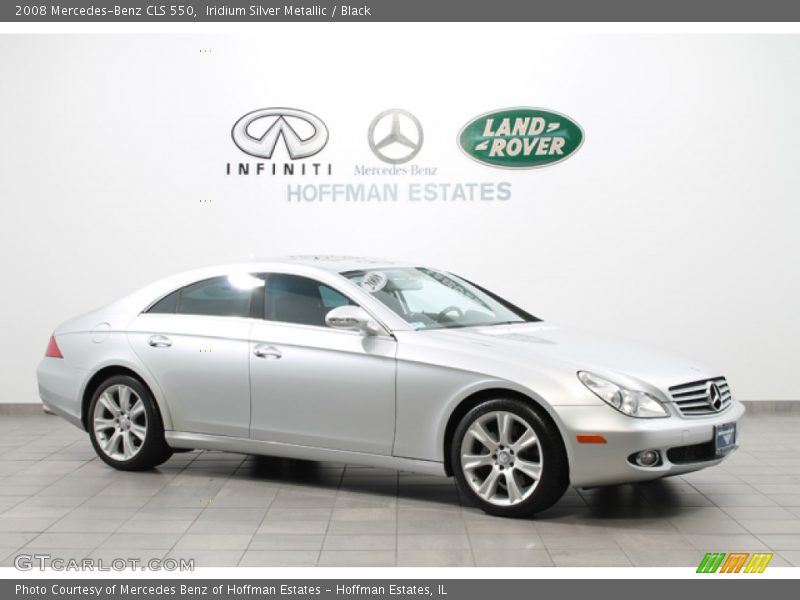 Iridium Silver Metallic / Black 2008 Mercedes-Benz CLS 550