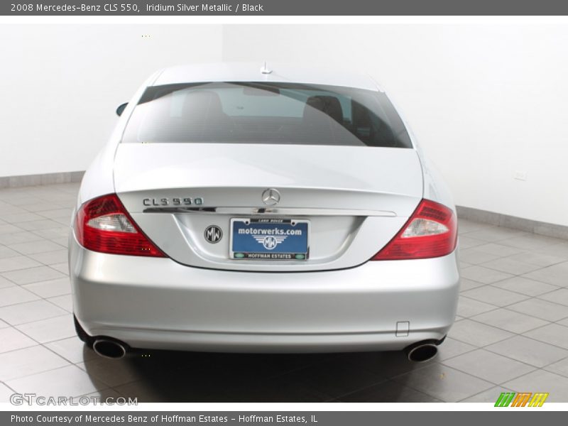 Iridium Silver Metallic / Black 2008 Mercedes-Benz CLS 550