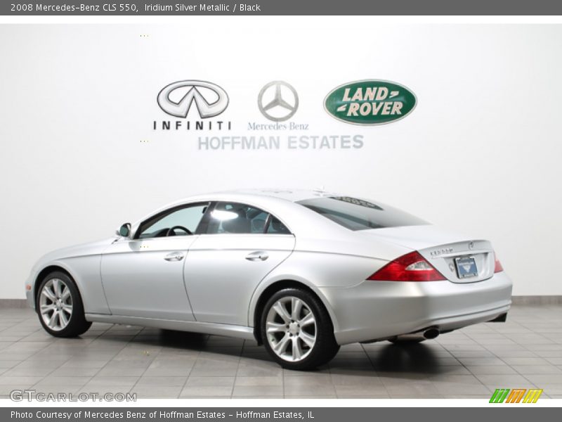 Iridium Silver Metallic / Black 2008 Mercedes-Benz CLS 550
