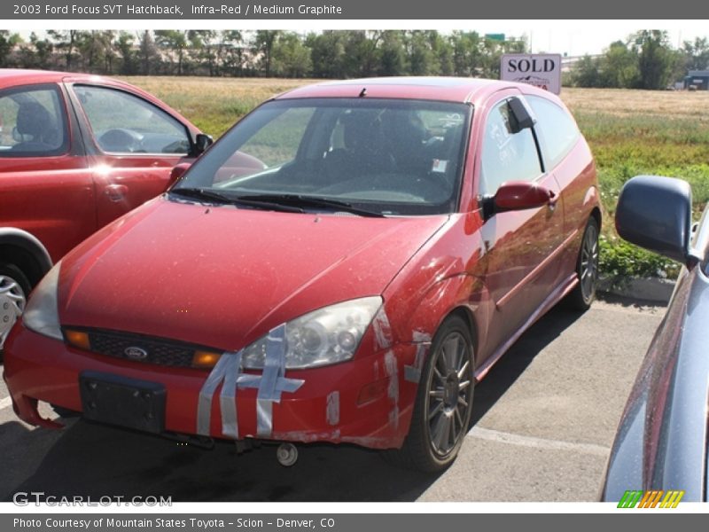 Infra-Red / Medium Graphite 2003 Ford Focus SVT Hatchback