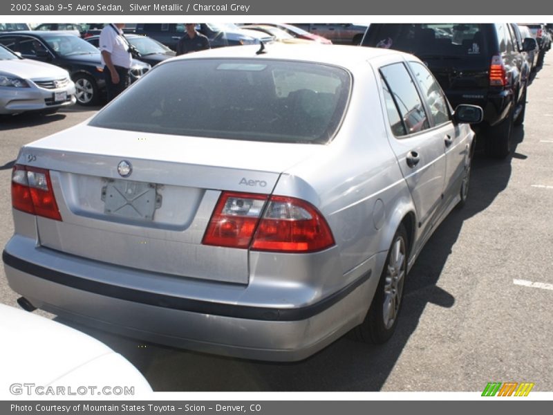 Silver Metallic / Charcoal Grey 2002 Saab 9-5 Aero Sedan
