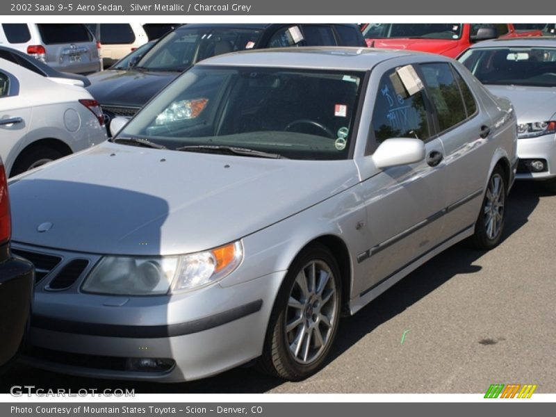 Silver Metallic / Charcoal Grey 2002 Saab 9-5 Aero Sedan