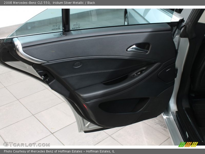 Iridium Silver Metallic / Black 2008 Mercedes-Benz CLS 550