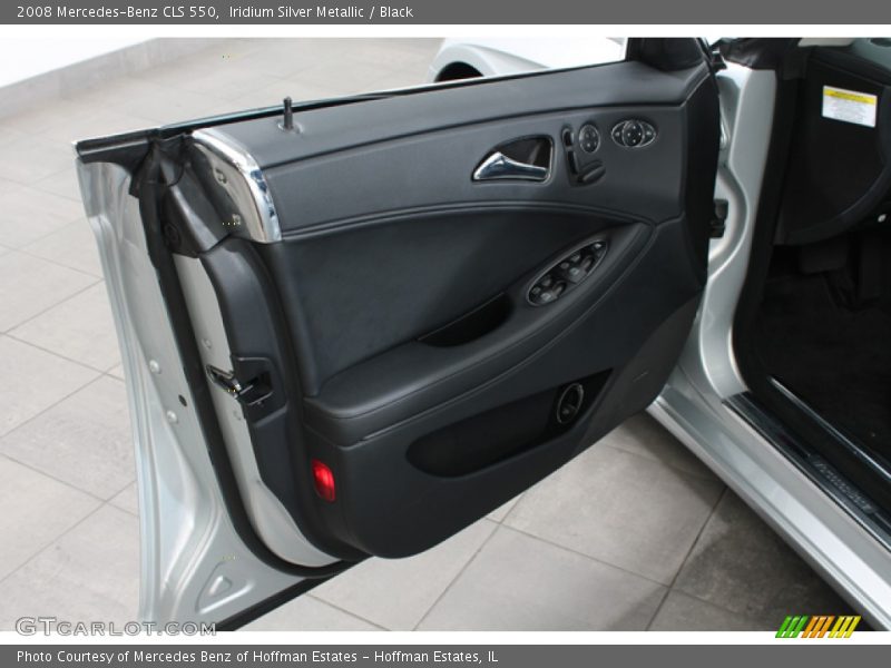 Iridium Silver Metallic / Black 2008 Mercedes-Benz CLS 550