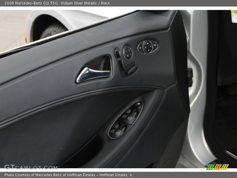 Iridium Silver Metallic / Black 2008 Mercedes-Benz CLS 550