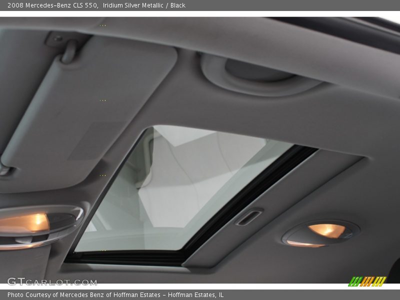 Iridium Silver Metallic / Black 2008 Mercedes-Benz CLS 550