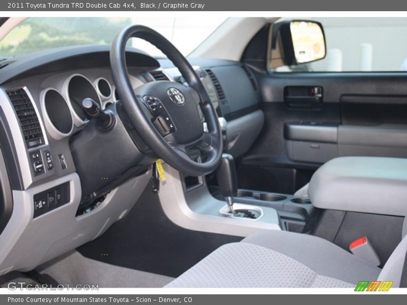 Black / Graphite Gray 2011 Toyota Tundra TRD Double Cab 4x4