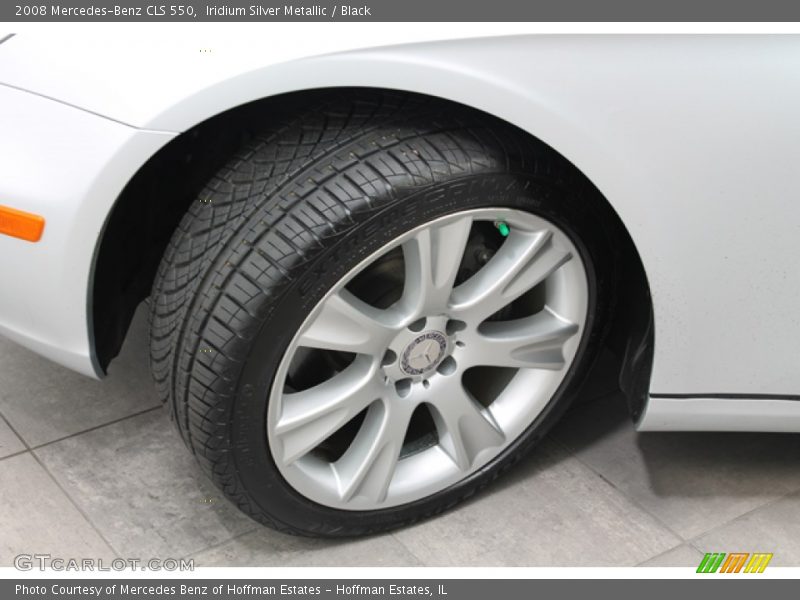 Iridium Silver Metallic / Black 2008 Mercedes-Benz CLS 550