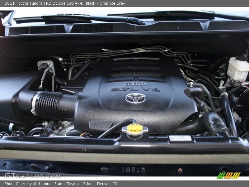 Black / Graphite Gray 2011 Toyota Tundra TRD Double Cab 4x4