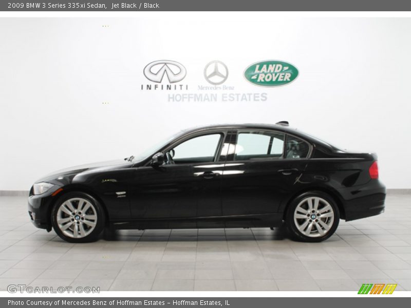 Jet Black / Black 2009 BMW 3 Series 335xi Sedan