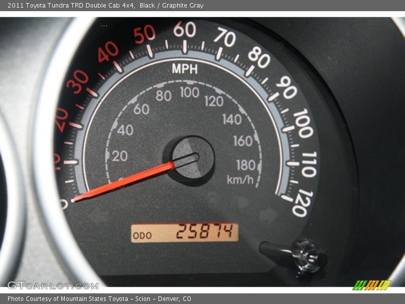 Black / Graphite Gray 2011 Toyota Tundra TRD Double Cab 4x4