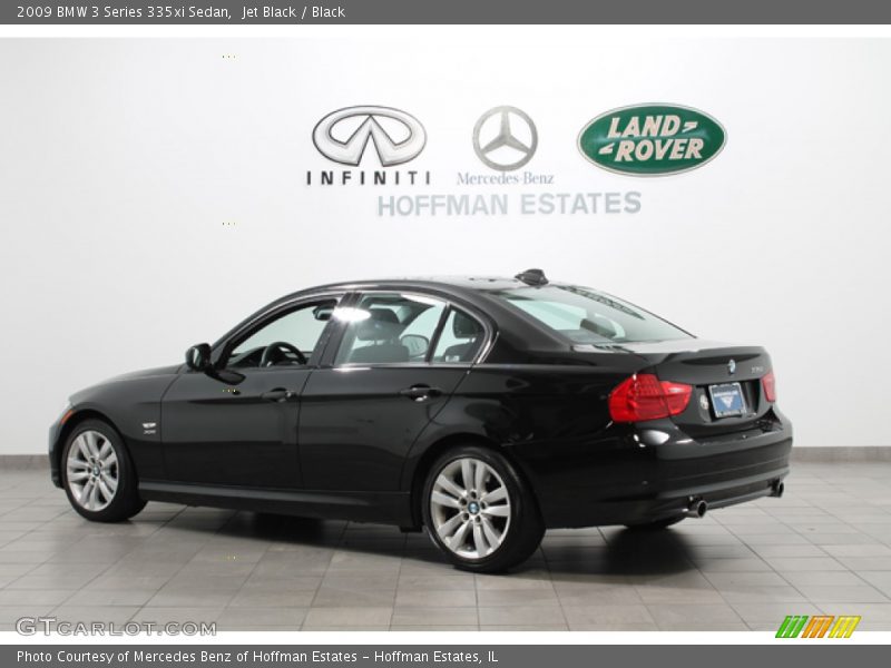 Jet Black / Black 2009 BMW 3 Series 335xi Sedan