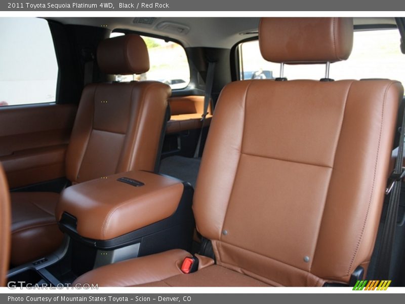 Black / Red Rock 2011 Toyota Sequoia Platinum 4WD
