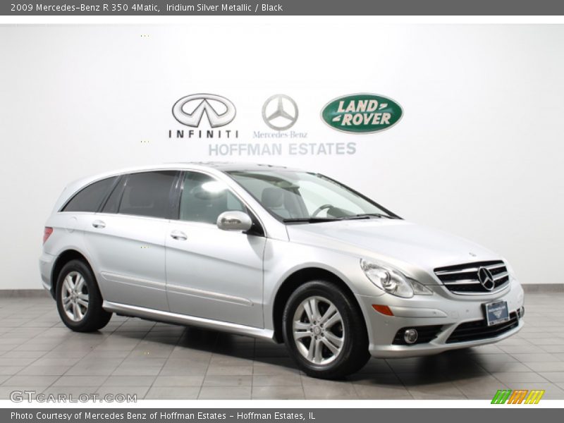 Iridium Silver Metallic / Black 2009 Mercedes-Benz R 350 4Matic