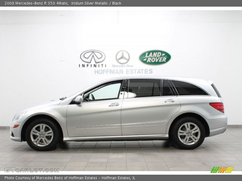 Iridium Silver Metallic / Black 2009 Mercedes-Benz R 350 4Matic