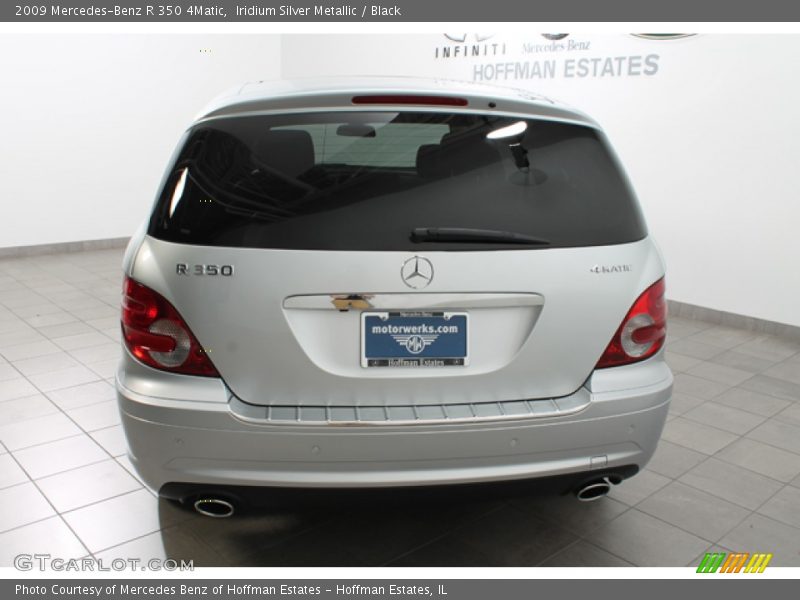 Iridium Silver Metallic / Black 2009 Mercedes-Benz R 350 4Matic
