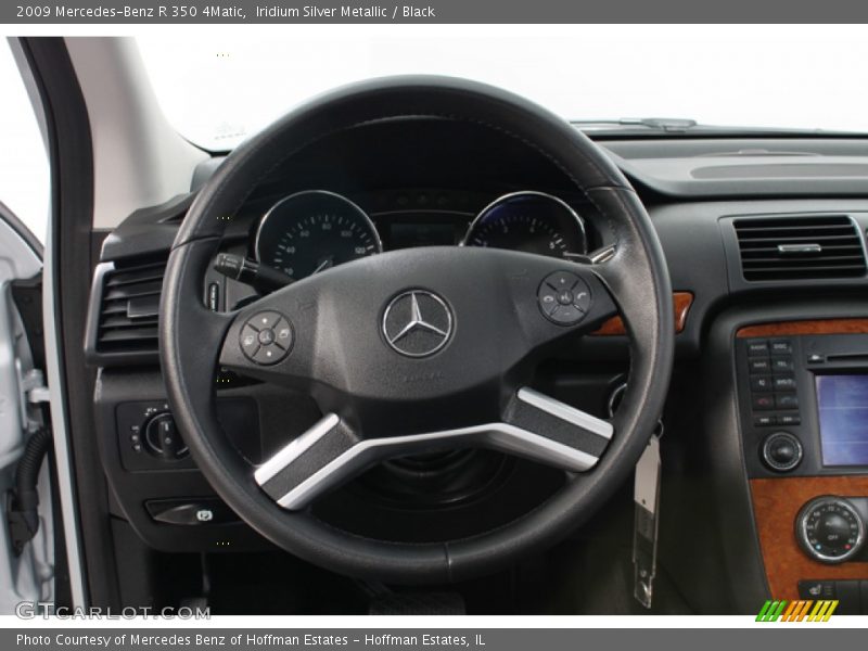 Iridium Silver Metallic / Black 2009 Mercedes-Benz R 350 4Matic