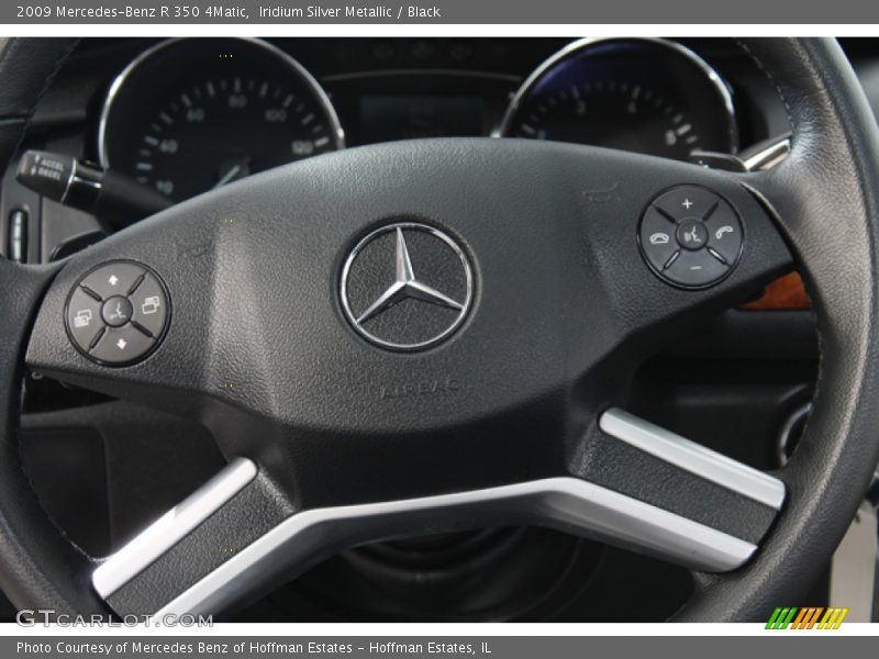 Iridium Silver Metallic / Black 2009 Mercedes-Benz R 350 4Matic