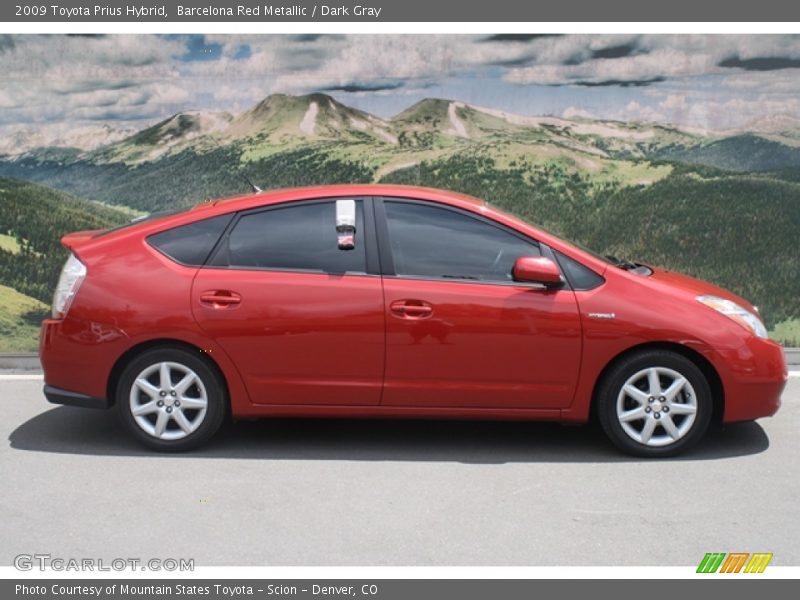 Barcelona Red Metallic / Dark Gray 2009 Toyota Prius Hybrid