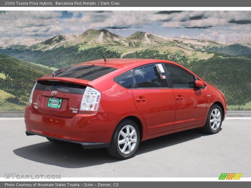 Barcelona Red Metallic / Dark Gray 2009 Toyota Prius Hybrid