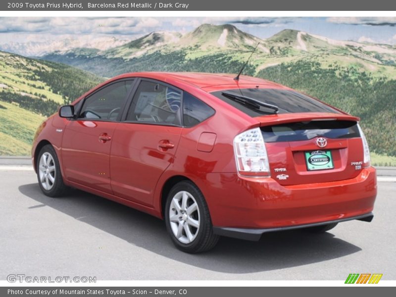 Barcelona Red Metallic / Dark Gray 2009 Toyota Prius Hybrid