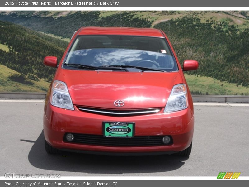 Barcelona Red Metallic / Dark Gray 2009 Toyota Prius Hybrid