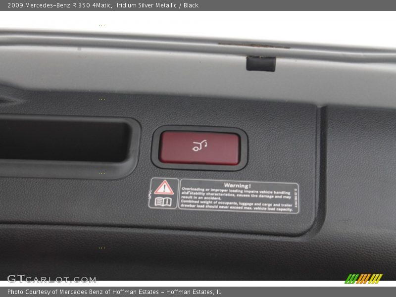 Iridium Silver Metallic / Black 2009 Mercedes-Benz R 350 4Matic