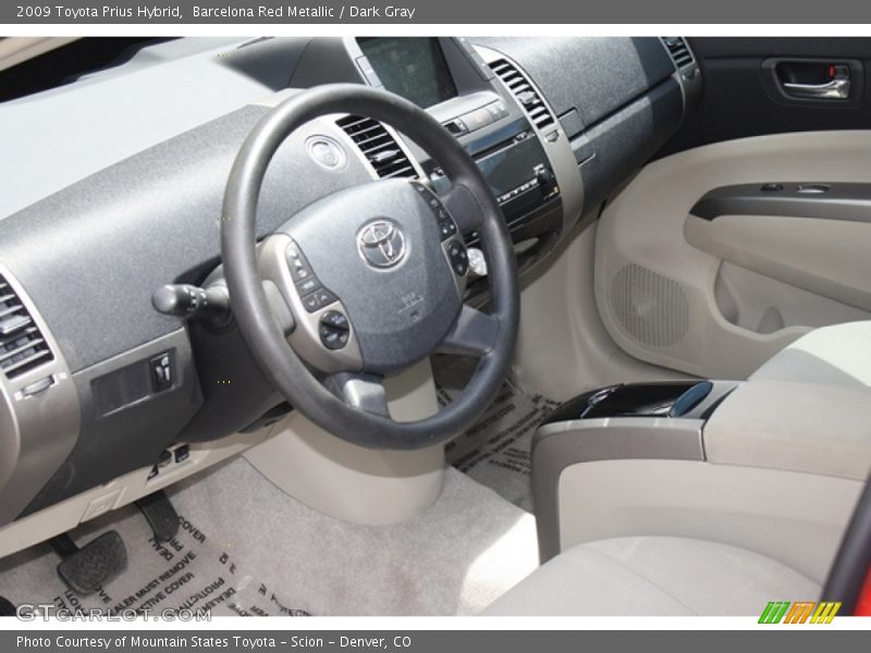 Barcelona Red Metallic / Dark Gray 2009 Toyota Prius Hybrid