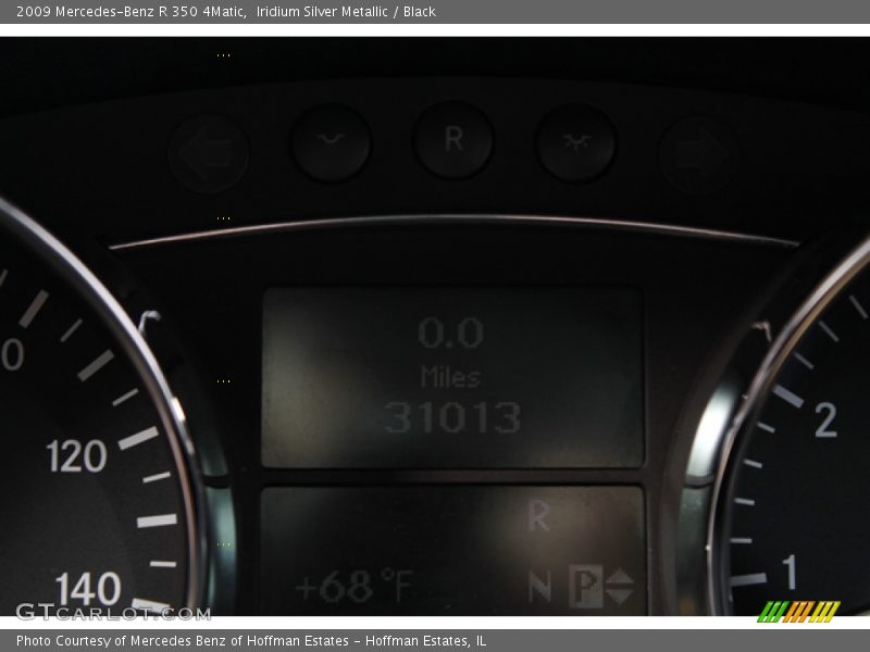 Iridium Silver Metallic / Black 2009 Mercedes-Benz R 350 4Matic
