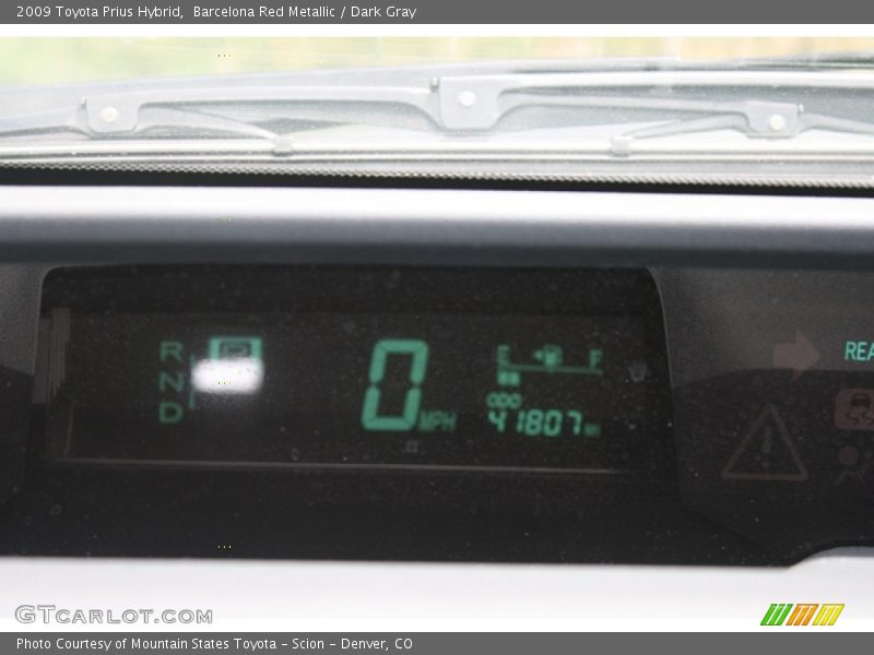 Barcelona Red Metallic / Dark Gray 2009 Toyota Prius Hybrid