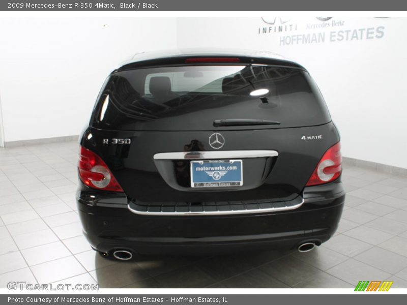 Black / Black 2009 Mercedes-Benz R 350 4Matic