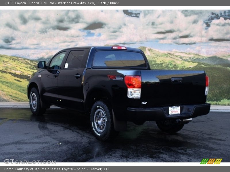 Black / Black 2012 Toyota Tundra TRD Rock Warrior CrewMax 4x4