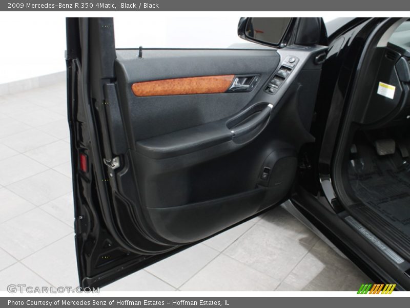 Black / Black 2009 Mercedes-Benz R 350 4Matic