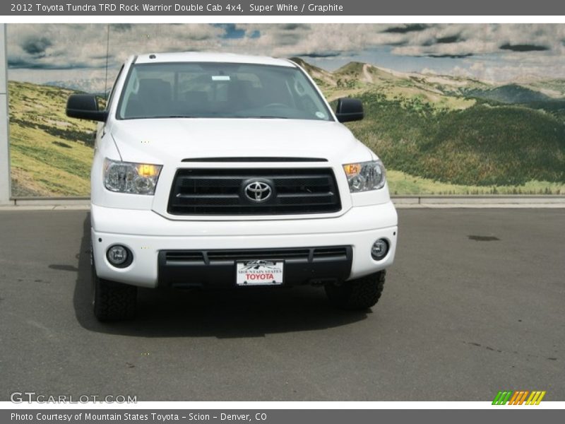 Super White / Graphite 2012 Toyota Tundra TRD Rock Warrior Double Cab 4x4