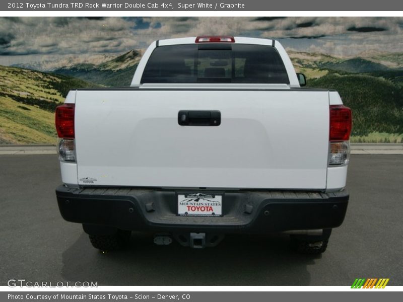 Super White / Graphite 2012 Toyota Tundra TRD Rock Warrior Double Cab 4x4