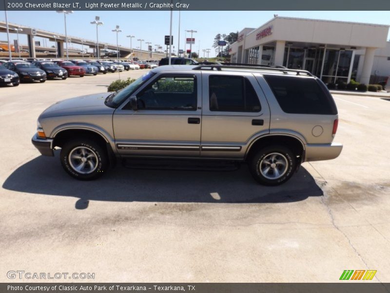 Light Pewter Metallic / Graphite Gray 2000 Chevrolet Blazer LT