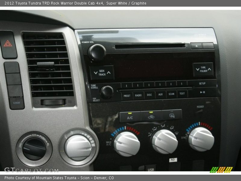 Controls of 2012 Tundra TRD Rock Warrior Double Cab 4x4
