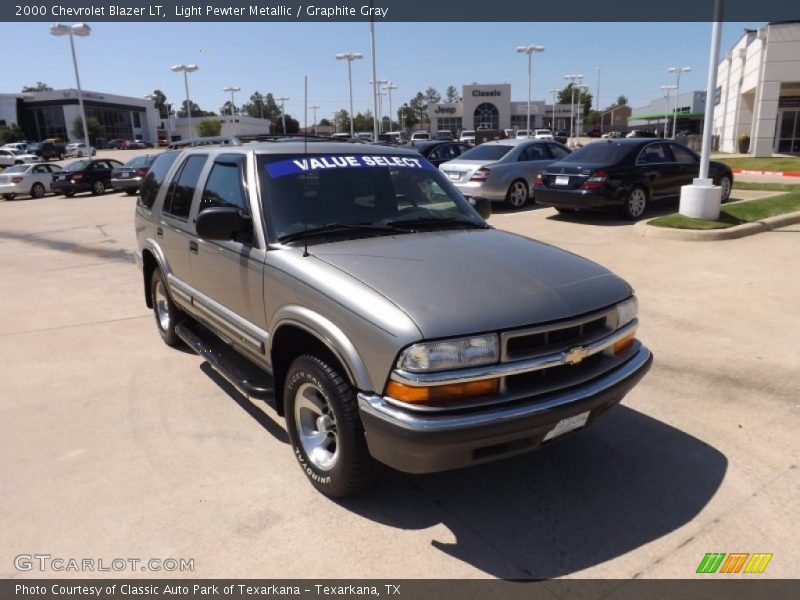 Light Pewter Metallic / Graphite Gray 2000 Chevrolet Blazer LT