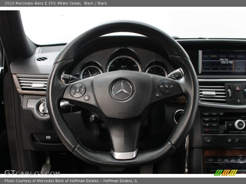 Black / Black 2010 Mercedes-Benz E 350 4Matic Sedan