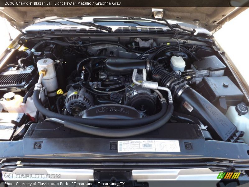 Light Pewter Metallic / Graphite Gray 2000 Chevrolet Blazer LT