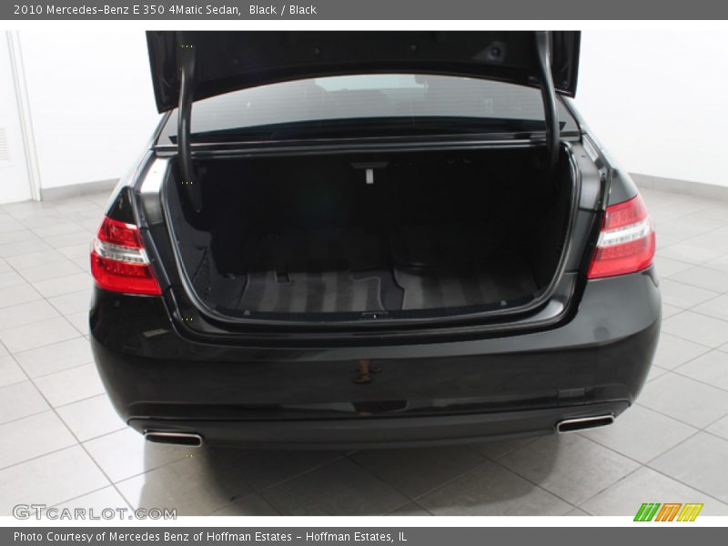 Black / Black 2010 Mercedes-Benz E 350 4Matic Sedan