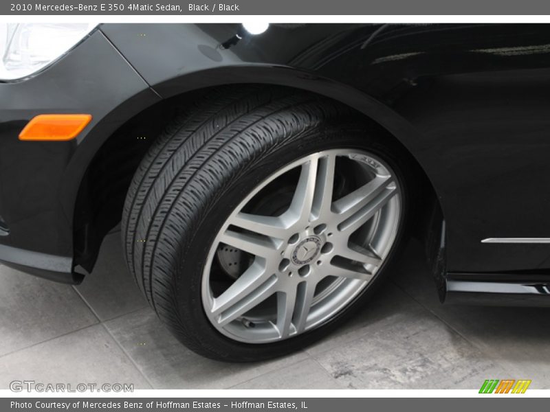 Black / Black 2010 Mercedes-Benz E 350 4Matic Sedan