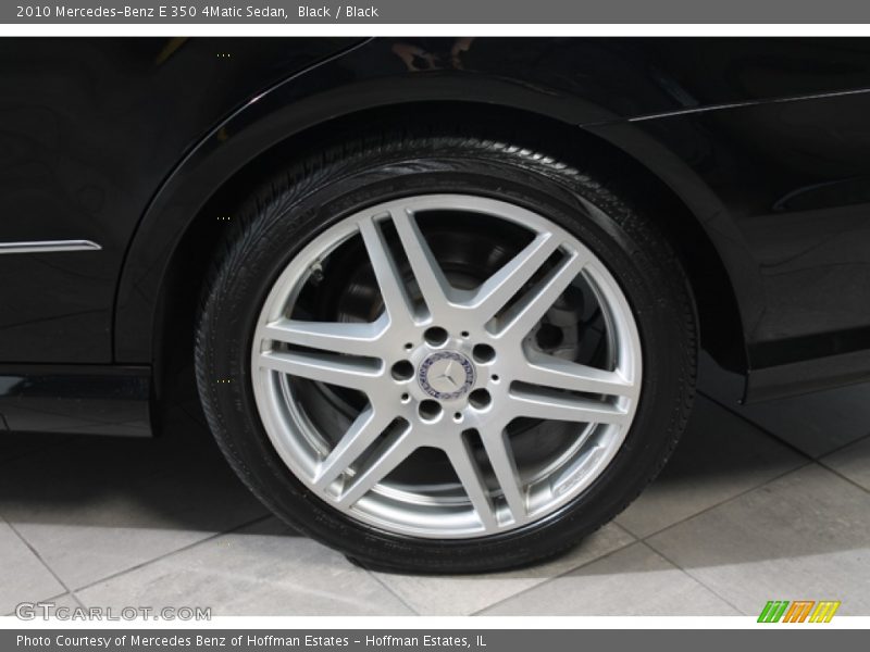 Black / Black 2010 Mercedes-Benz E 350 4Matic Sedan
