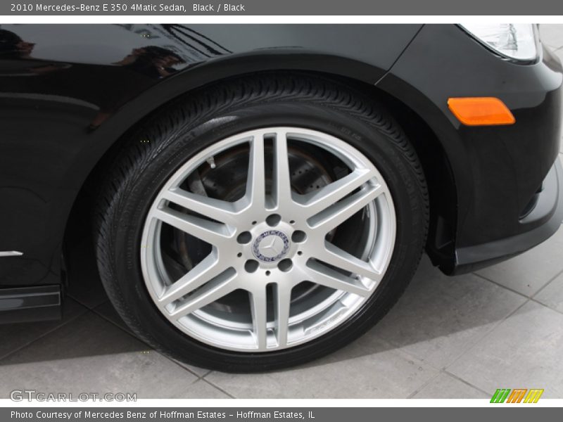 Black / Black 2010 Mercedes-Benz E 350 4Matic Sedan