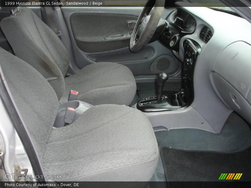 Sandalwood / Beige 1999 Hyundai Elantra GL Sedan