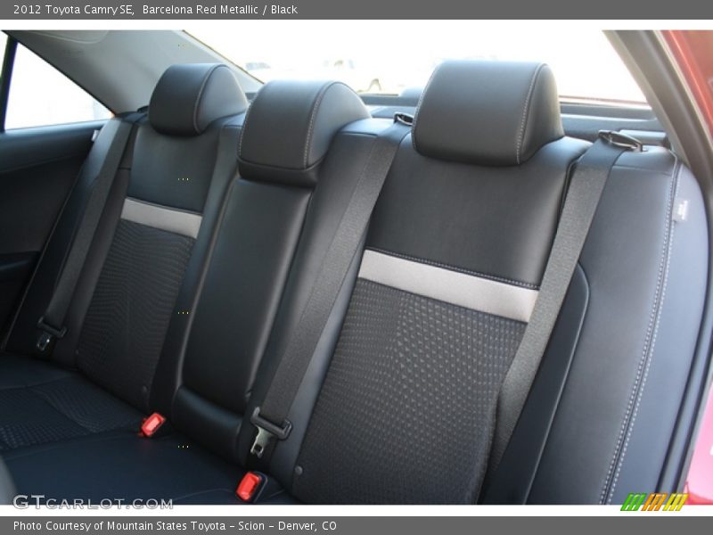 Barcelona Red Metallic / Black 2012 Toyota Camry SE