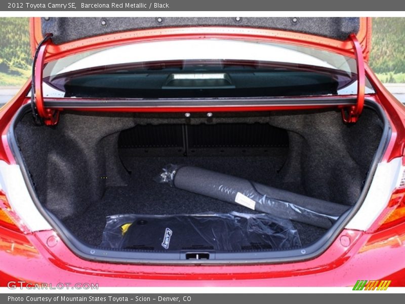 Barcelona Red Metallic / Black 2012 Toyota Camry SE