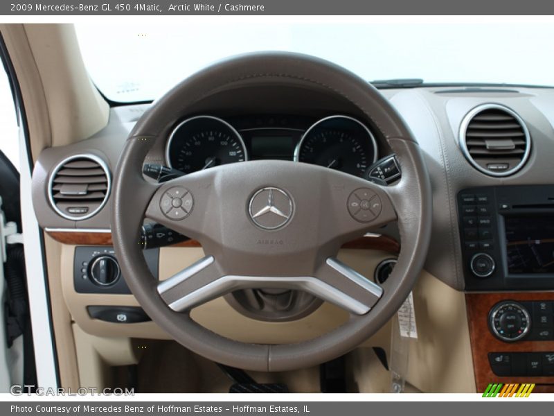 Arctic White / Cashmere 2009 Mercedes-Benz GL 450 4Matic